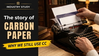 The history of carbon paper: Why we still use CC